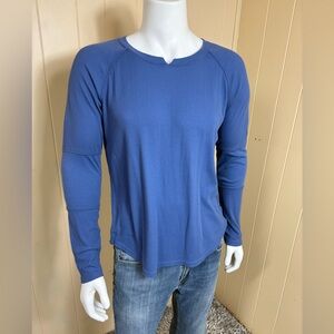 Columbia Men's Long Sleeve Blue Tee